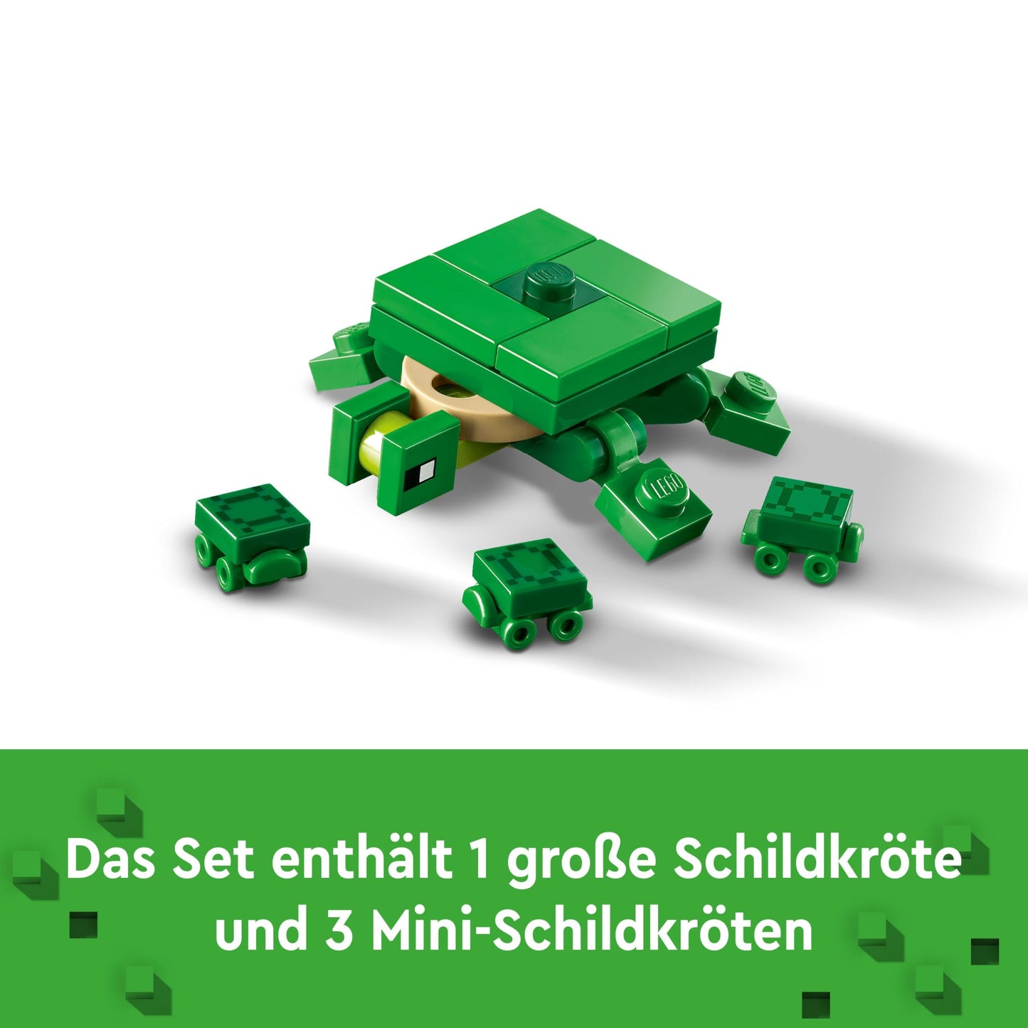LEGO Minecraft The Turtle Beach House - Toy with animal figures & turtle figure - Playset with accessories - Crafting table, bamboo raft - Gamer gift for boys & girls aged 8+ - 21254
