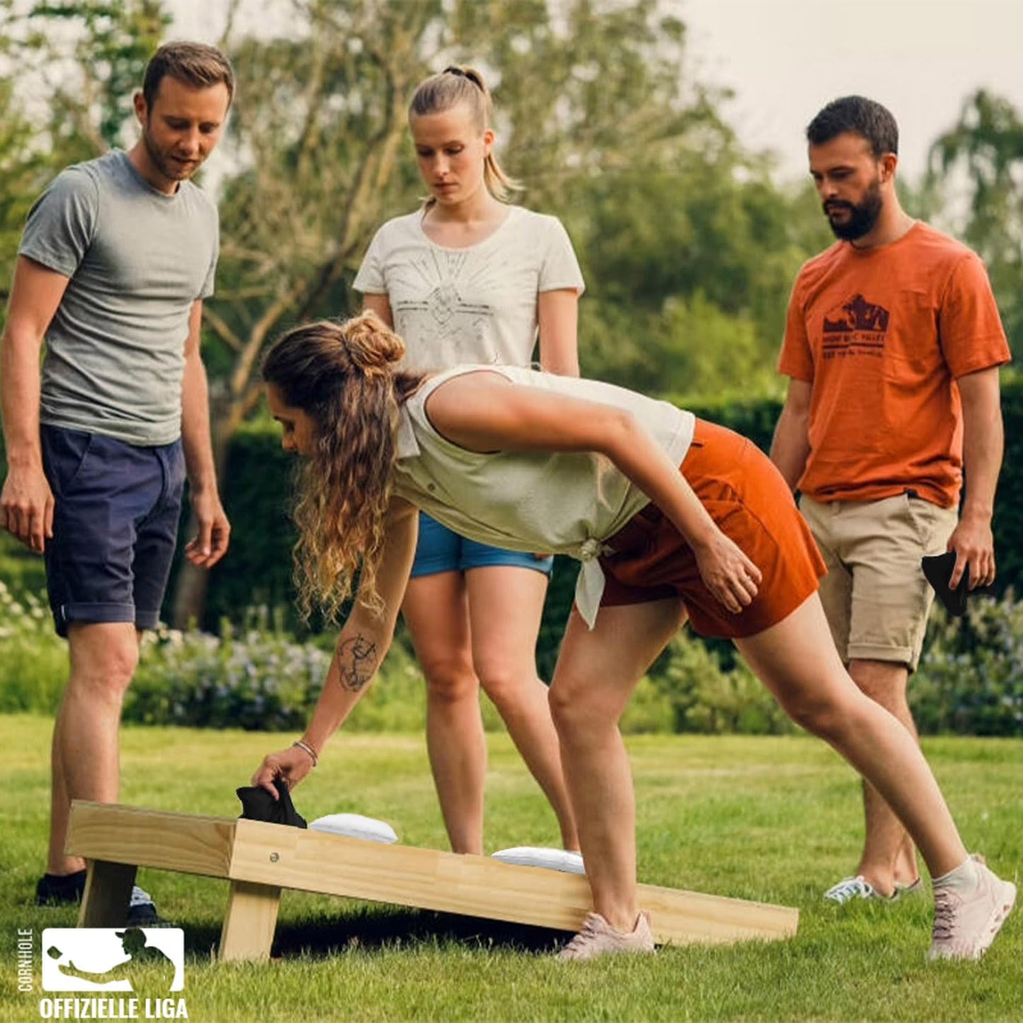 Official Cornhole® |American Cornhole| Easy to transport| Official dimensions| Premium quality| Outdoor and beach game| OriginalCup®