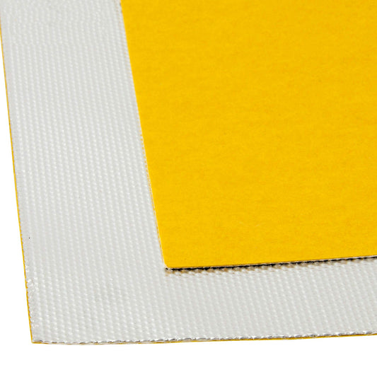 100x100cm heat protection mat foil self-adhesive fabric aluminum fiberglass approx. 1000°C