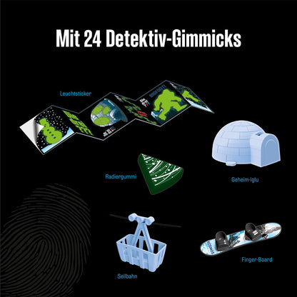 The three ??? Advent calendar by KOSMOS 632533. Solve the 24 exciting puzzles about the mysterious snow monster. Toy and puzzle advent calendar for kids aged 8 and up.