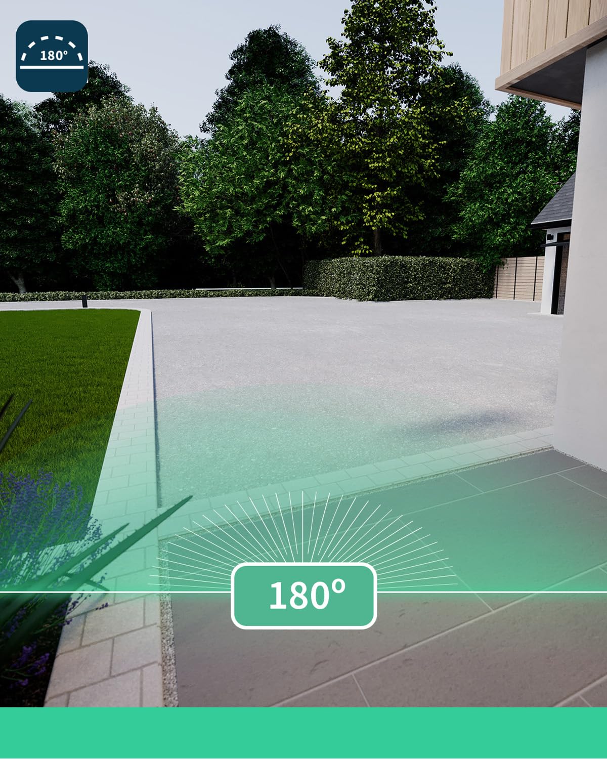 Arlo Wireless Video Doorbell, 1080p HD, RedDot Design Award Winner, 180° Wide Viewing Angle, WiFi, Motion Detector, 2-Way Audio, Siren, Night Vision + Arlo Secure Trial, Black