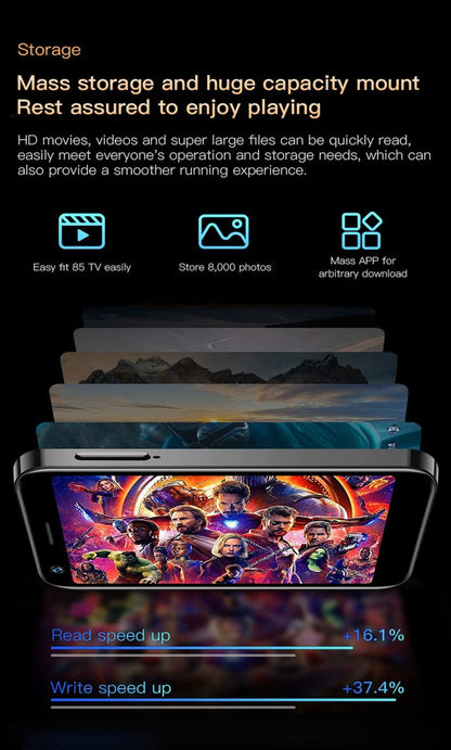 Rainbuvvy XS12 Super Mini 4G LTE smartphone with a 3.0-inch display, 2GB/4GB RAM, and 16/32/64GB ROM. Dual SIM, 2000mAh battery, 13MP camera with backup OTG. Small Android phone in black, 2+16GB.