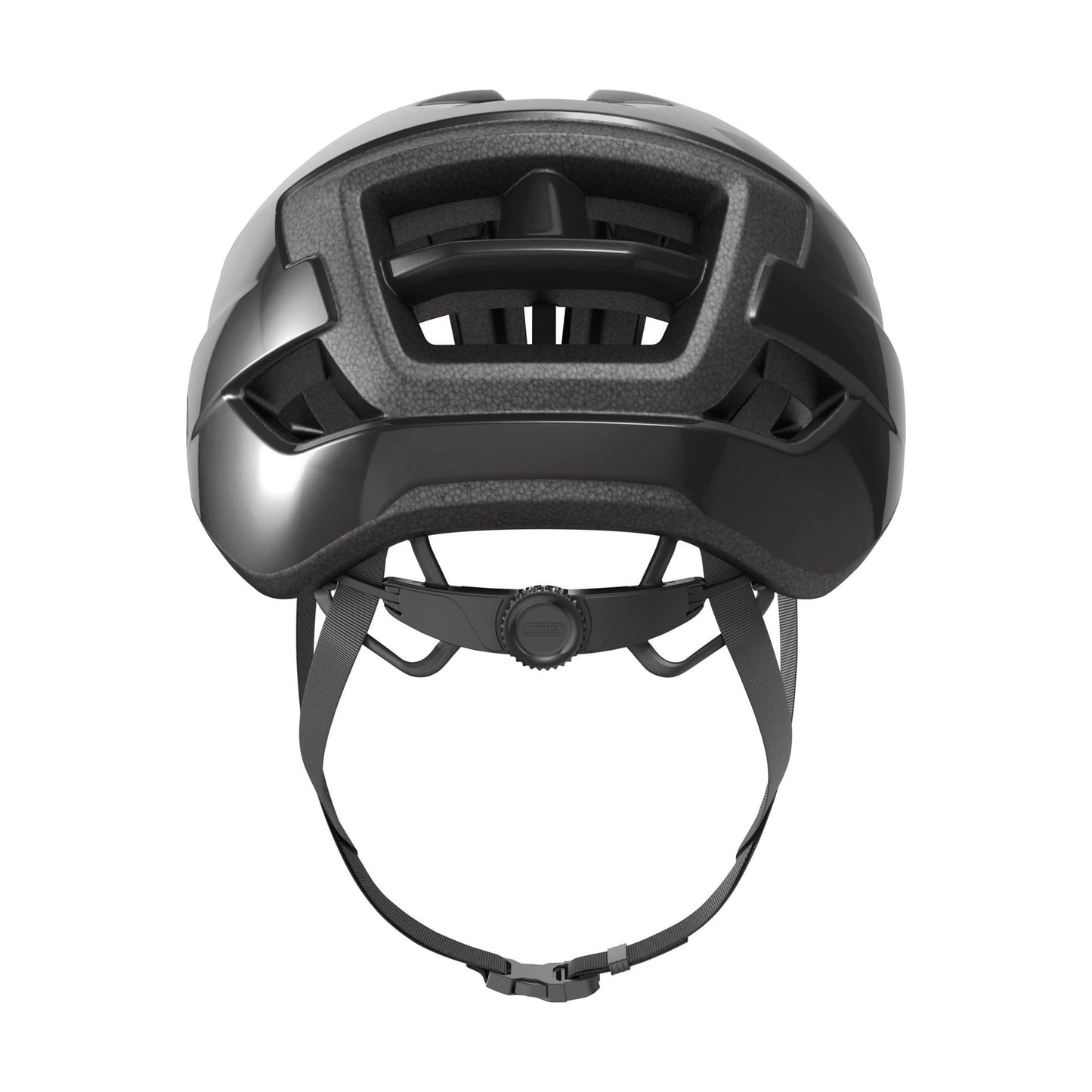 ABUS Road bike helmet WingBack - simple road helmet for sporty riding in everyday life and leisure - for adults and teenagers - Dark gray, size L