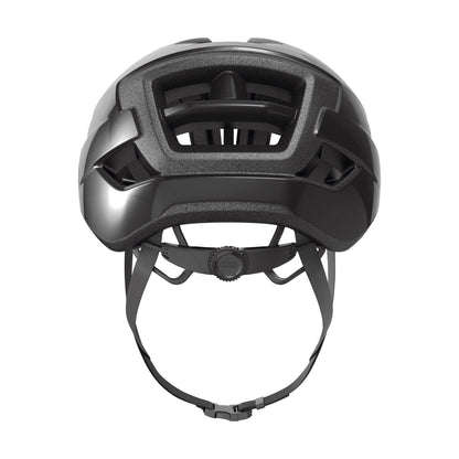 ABUS Road bike helmet WingBack - simple road helmet for sporty riding in everyday life and leisure - for adults and teenagers - Dark gray, size L