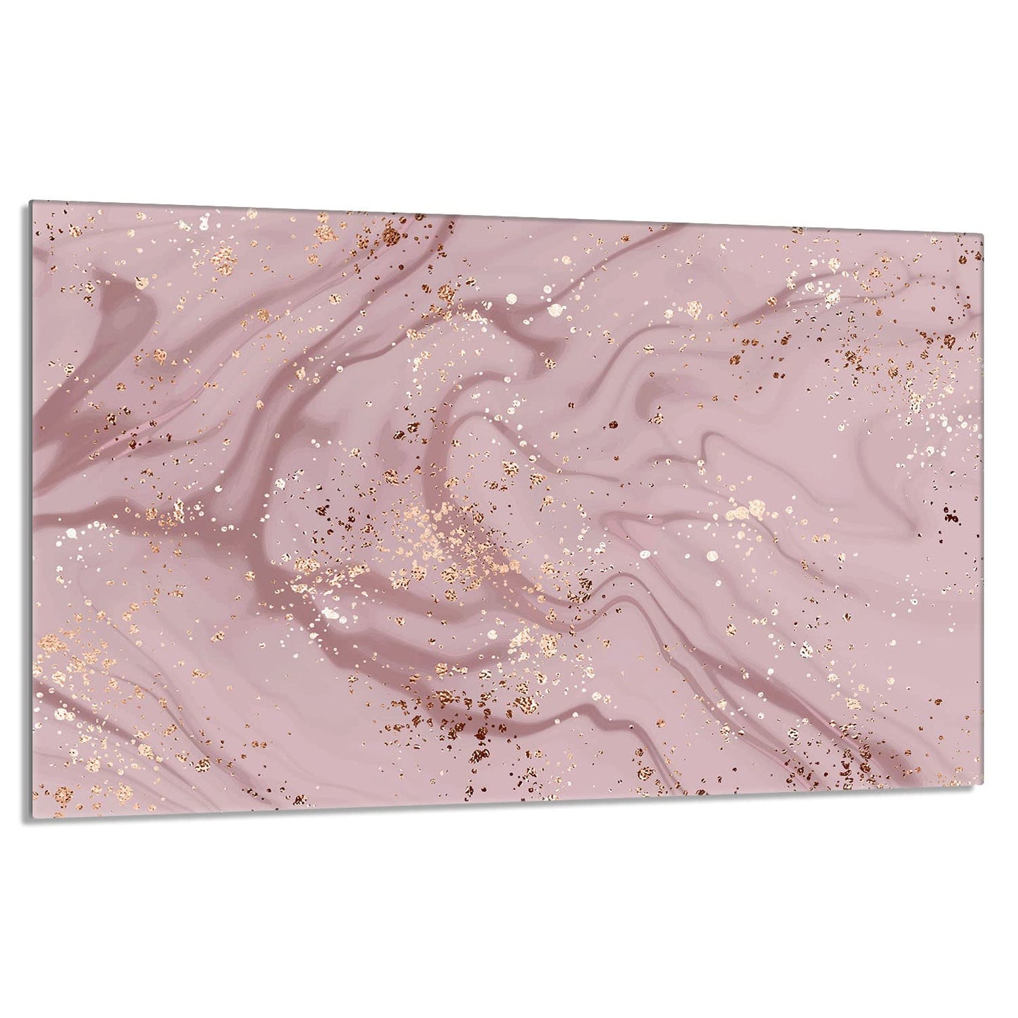 Stove cover 80x52 cm 1-piece ceramic hob cover induction stove protector splash guard glass plate decoration cutting board, marble pink