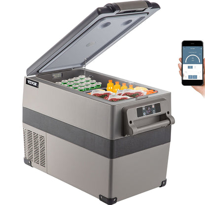 VEVOR Compressor Cooler Auto Refrigerator 45L Portable Fridge Small Freezer for Boat Truck Car Camping