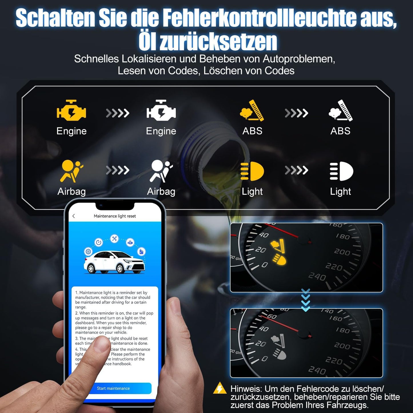 XTOOL AD20 Pro OBD2 diagnostic tool car scanner All System Scan, OBD2 code reader with DTC definition, Oil reset, 13+ languages, voltage detection, lifelong free updates, for iOS and Android.