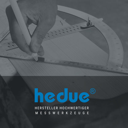 hedue® Straight Compass 100 cm - Precision large compass, marking compass made of anodized aluminum, professional compass with pencil holder for marking & transferring larger circle shapes.