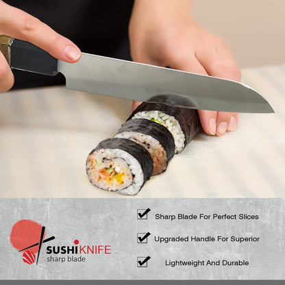 MLRYH Sushi Making Kit Sushi Maker Set for Beginners Plastic Premium Set Sushi Tool Set Sushi Rice Roll Mold Forms DIY Sushi Prefect Home Sushi Tool (21 Pieces)