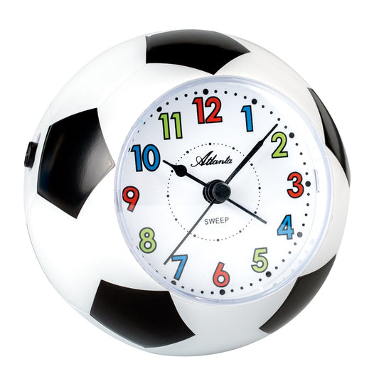 Atlanta 1199 Soccer Alarm Clock for Kids with Quiet Mode