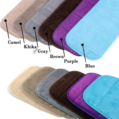2 sets of ergonomic computer elbow wrist rest pads, MERYSAN long & short combination wrist rest elbow support mat for keyboard mouse work gaming - relieve elbow pain (gray)