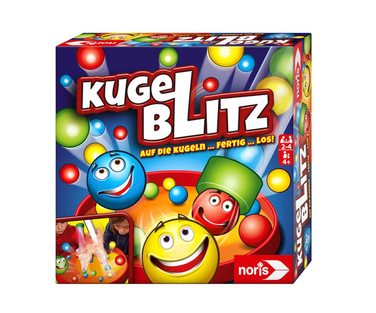 Noris 606064480 Ball Lightning, the fast-paced educational action game with various game modes, for ages 4 and up.