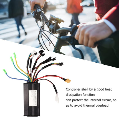 BuyWeek brushless motor controller kit for KUGOO M4 electric scooter, 24V 36V 48V 500W 750W electric scooter brushless motor controller V889 LCD display kit.