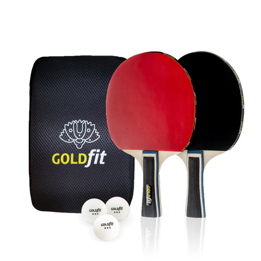 Table tennis racket set 2-pack, Ping Pong for beginners and pros, Outdoor table tennis set with 2 rackets + 3 balls, Table tennis paddles for leisure and competition, with protective cover.