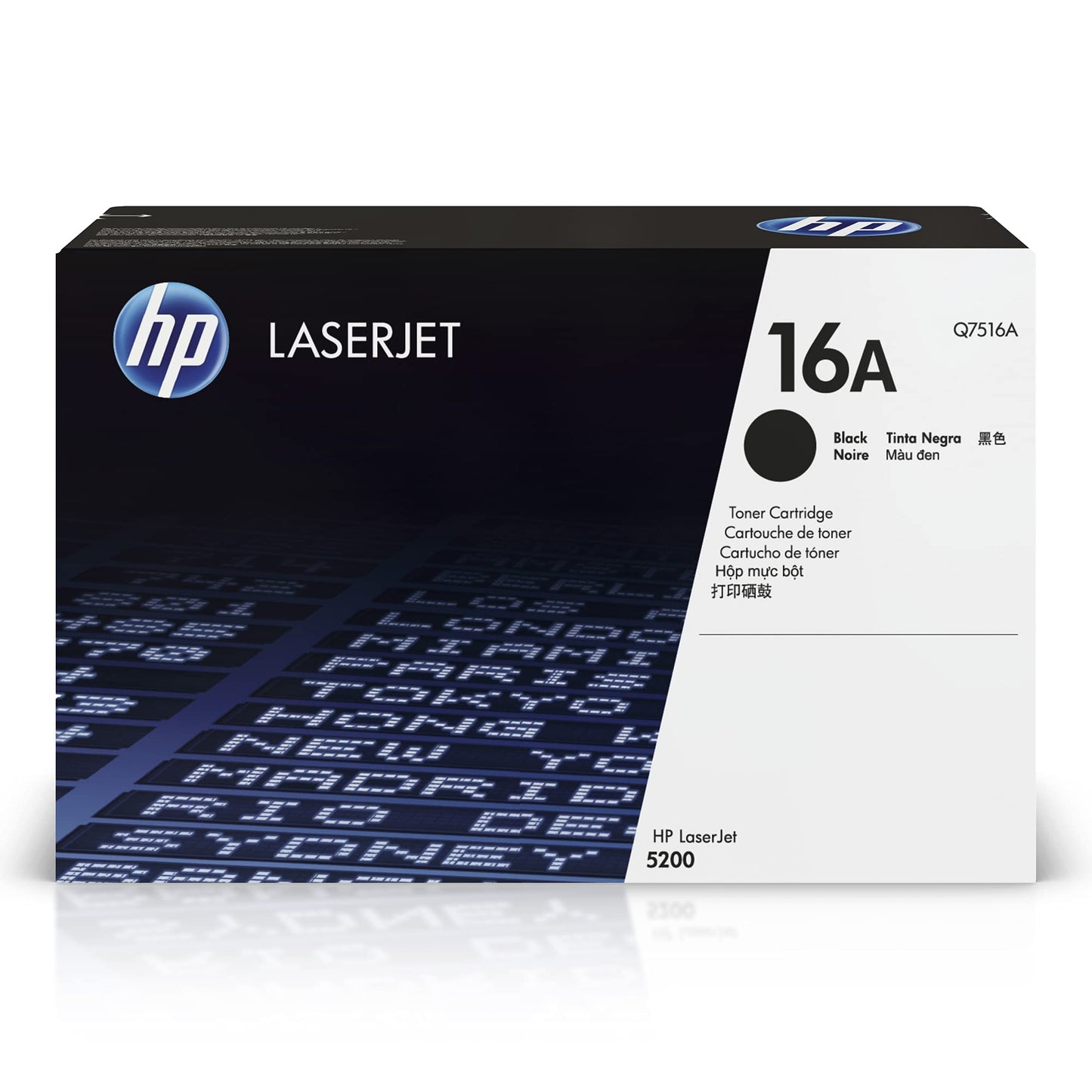 HP 16A (Q7516A) Black Original Toner for HP LaserJet 5200, 42 X 12 X 20 CM