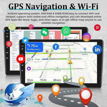 Android car radio for Opel Zafira/Opel Astra 2005-2014 with DSP sound, wireless Apple Carplay and Android Auto/GPS/WiFi/SWC + AHD rear view camera and microphone [2+32G]