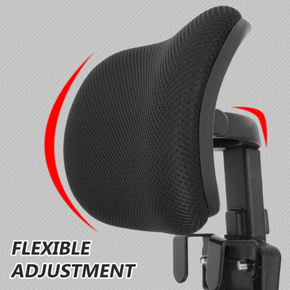 Yardwe headrest attachment for office chair. Universal head and neck support cushion. Attachable headrest for office computer chair.
