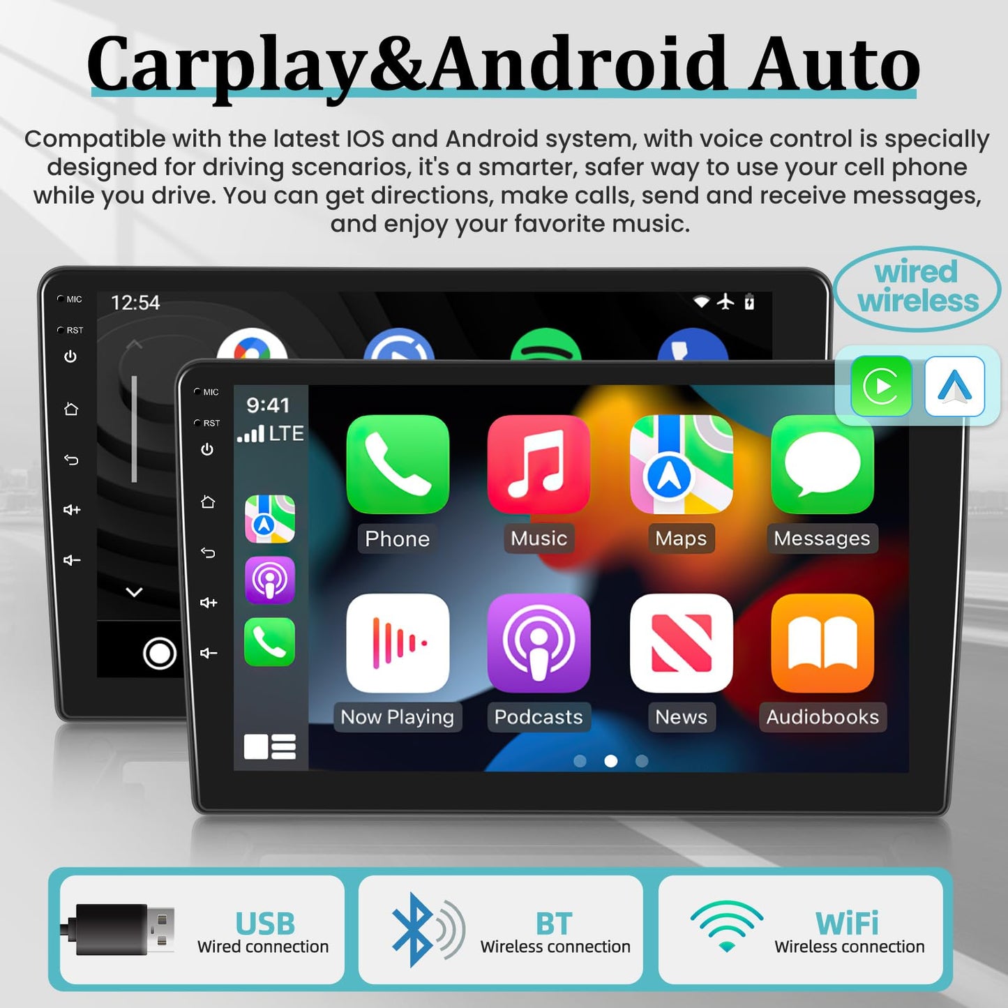 Android car radio for Opel Zafira/Opel Astra 2005-2014 with DSP sound, wireless Apple Carplay and Android Auto/GPS/WiFi/SWC + AHD rear view camera and microphone [2+32G]