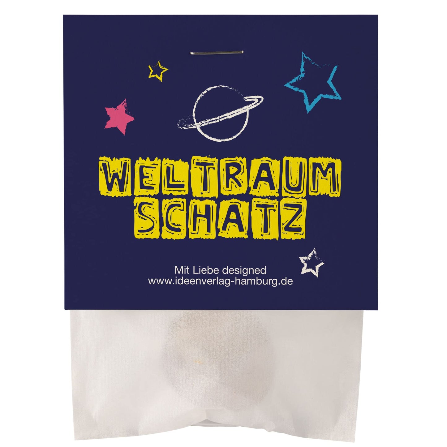 Idea Publishing HAMBURG 10x Space Lucky Stones for Kids / Lucky Charm Stone Space Treasure as Party Favor for Kids Birthday / Lucky Charm / Space Birthday Party Favor Astronaut