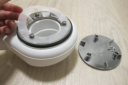 CheckmarkClean hair strainer hair catcher for modern showers | 50 pieces | Diameter 10 cm | Viega, AlcaPlast, and more.