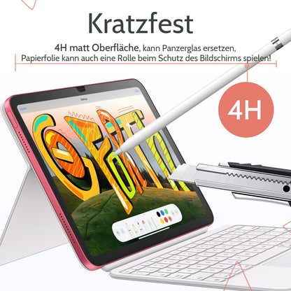 2 pieces of paper protection film for iPad 11/10th generation 10.9 inches 2022 & iPad 11 (A16) 2025, matte paper film anti-glare screen protector for drawing, writing, and note-taking screen protector