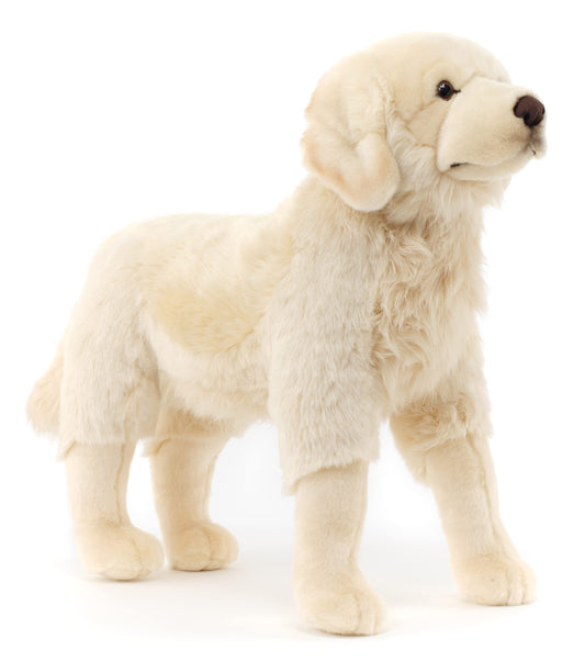 Uni-Toys - Golden Retriever 'Joy', standing - 50 cm (height) - plush dog, pet - stuffed animal, cuddly toy