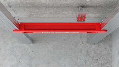 Specialist Drywall Framing Tool Set includes x2 SPACER (40cm), x2 FAST INSTALL drywall magnet, and x1 HAMER - screwdriver for installing metal frames in drywall ceilings.