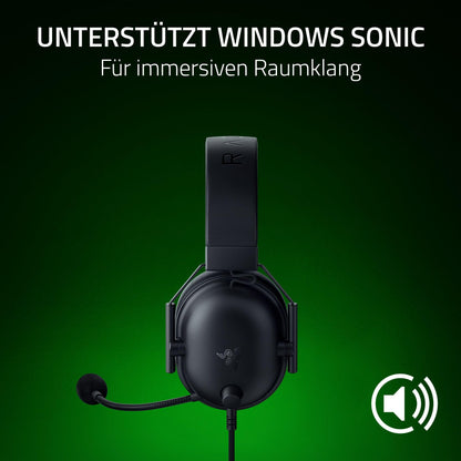 Razer BlackShark V2 X (Xbox) - Wired E-Sports headset for Xbox consoles S-X (250g, cardioid microphone, 50mm drivers, passive noise cancellation, 3.5mm connector) Black