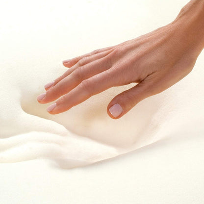 Baldiflex Soap Memory Foam Pillow, Aloe Vera Cover, White, 2-pack