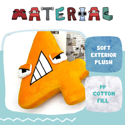 MAGIC SELECT Pack 9 Number Lore Plush, numbers 1-9 made of plush, alphabet dolls, soft learning toy, gift for storytelling, alphabet, learning numbers for kids.