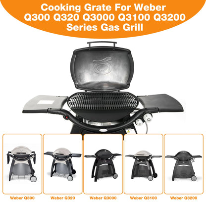 Onlyfire Stainless Steel Grill Grate, Replacement Grate (65.5 * 44.5 cm) for Weber Q300, Q320, Q3000, Q3100, Q3200 Gas Grills.