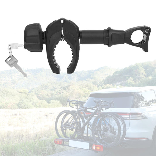 Frame holder, 25cm in length, bike mount bike holder, bike carrier, bike holder mounting clamp for RV, lockable, for U-shaped tube.