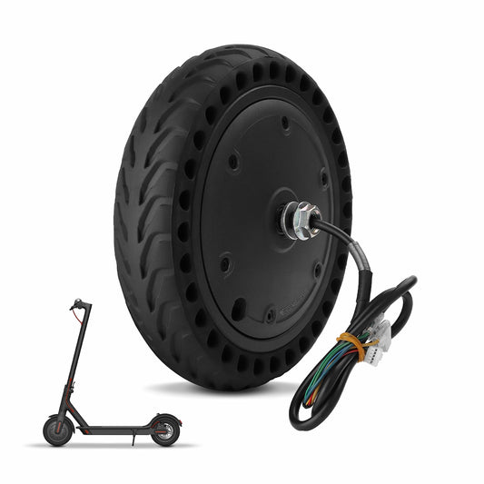Yungeln Scooter motor with solid rubber tires 36V 250W motor compatible for Xiaomi M365, 1S, Essential electric scooter.