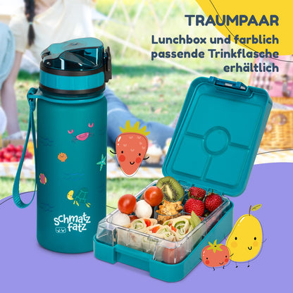 Easy snack box for kids with compartments, divided and leak-proof lunchbox for kindergarten/daycare, bento box for children, safe snack container lunchbox.