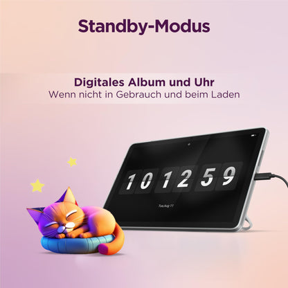 Lenovo Tab Tablet | 10.1" Full HD Display | MediaTek G85 | 4GB RAM | 64GB | Android 14 | Polar Blue | incl. Clear Protective Case