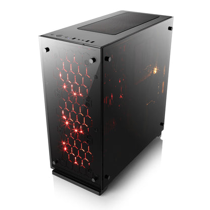 Gaming PC with Windows 11 Home | AMD Ryzen 5 5500 6x3.6GHz | RTX 3050 | 1000GB M.2 NVMe | 32GB DDR4 RAM | WIFI | Gaming computer for gamers, desktop PC for playing | A10170