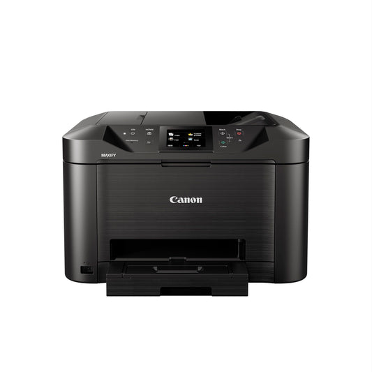 Canon MAXIFY MB5150 color inkjet - multifunction printer (A4, 4-in-1 scanner, copier, fax, color display, 600 x 1200 DPI, USB, duplex printing, WLAN, Bluetooth) black.