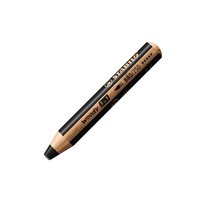 STABILO - colored pencil, watercolor & wax crayon - woody 3 in 1-76er box with 4 sharpeners - with 24 different colors.