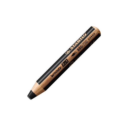 STABILO - colored pencil, watercolor & wax crayon - woody 3 in 1-76er box with 4 sharpeners - with 24 different colors.