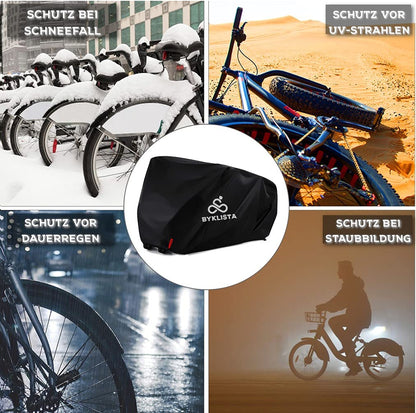 BYKLISTA Bike Garage for 2-3 bikes - bike cover waterproof made of 210D Oxford fabric with extra welded seams - bike tarpaulin bike cover bike protective cover