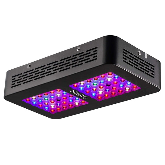 Niello® LED Plant Light 300W Led Grow Lamp Optical Lens Series, Light UV IR Full Spectrum Growing Light Plant Light with Veg & Bloom for Indoor Plants, Vegetables, and Flowers