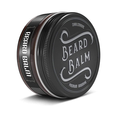 Charlemagne Beard Care Set - Includes beard oil, beard shampoo, beard balm & beard wax - Barber grooming gift for men - Beard care set for men - Beard Growth Kit