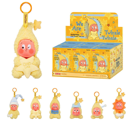 POP MART We Are Twinkle Twinkle Series - Plush Pendant Collectible Figures Collector Art Toy Toy Figures Gift Whole Set