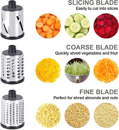 COFUN Vegetable Cutter & Meat Grinder for Kitchenaid Attachment Set, Includes Meat Grinder with 4 Grinding Plates, 3 Sausage Stuffing Tubes, and 3 Pcs Stainless Steel Shredder for Kitchenaid Attachment.