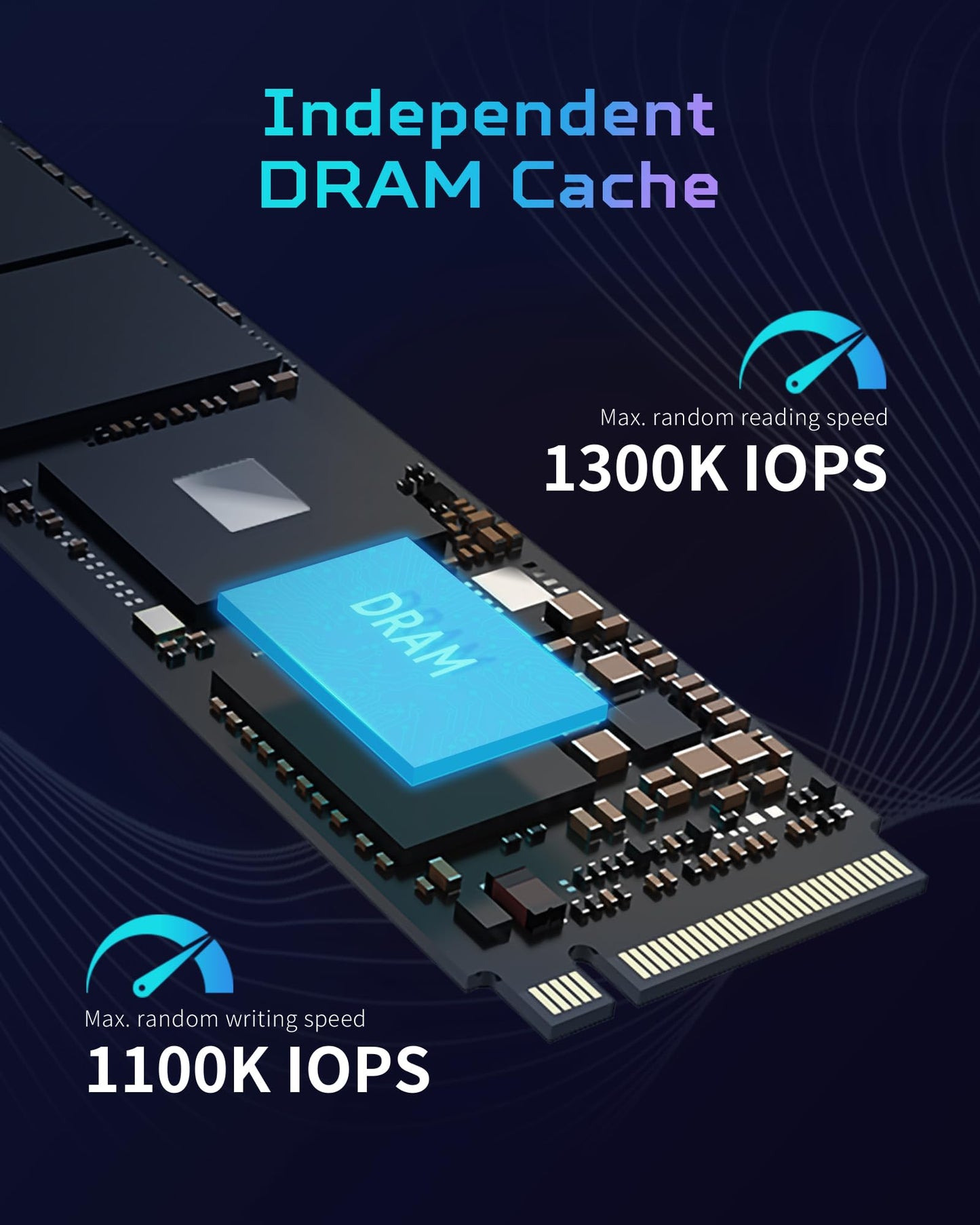 Acer Predator GM7000 Gaming SSD 2TB - up to 7400 MB/s read - M.2 2280 NVMe PCIe Gen4 with DRAM Cache, Internal Solid State Drive for Laptop & Desktop PC - PS5 Compatible