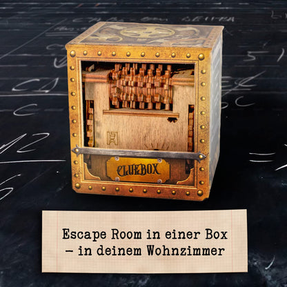 iDventure Cluebox - Schrödinger's Cat - Escape Room Game - 3D Wooden Puzzle - Money Gift Puzzle Box - IQ Puzzle - Mystery Box and Birthday Gift - Gadget for Men - Mechanical Brain Teasers