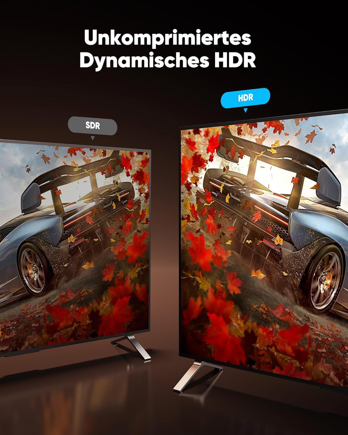 Highwings Fibre Optic HDMI Cable 20M 8K, HDMI 2.1 Cable 48Gbps Ultra Highspeed 8K@60Hz 4K@120Hz 7680P HDR10 eARC DTS:X 3D HDCP 2.2&2.3, Compatible with PS5/4/3 HDTV Blu-ray Player Monitor