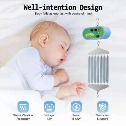 TESUGN Hanging electric cradle controller, noiseless adjustable electric baby swing baby rocker controller with 7 pieces spring up to 21 kg for the baby spring cradle and baby hammock