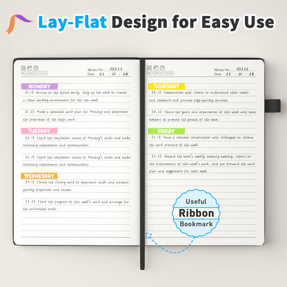 3 pieces of A5 notebook, smaller notepad with 80gsm thick paper, 180 pages leather journal for women men traveling working school writing - Beige, Olive Green, Red