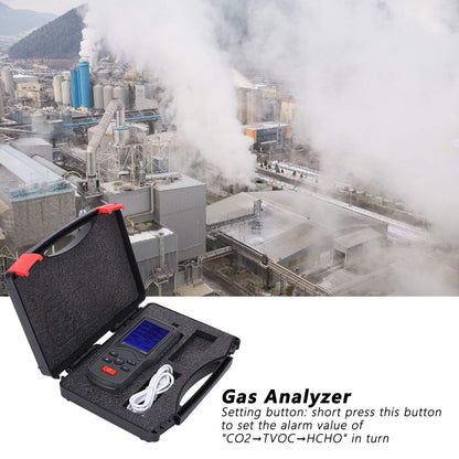 Air quality monitor CO2 detector TVOC temperature-humidity detector industrial testing equipment JD-3002 professional indoor and outdoor meter
